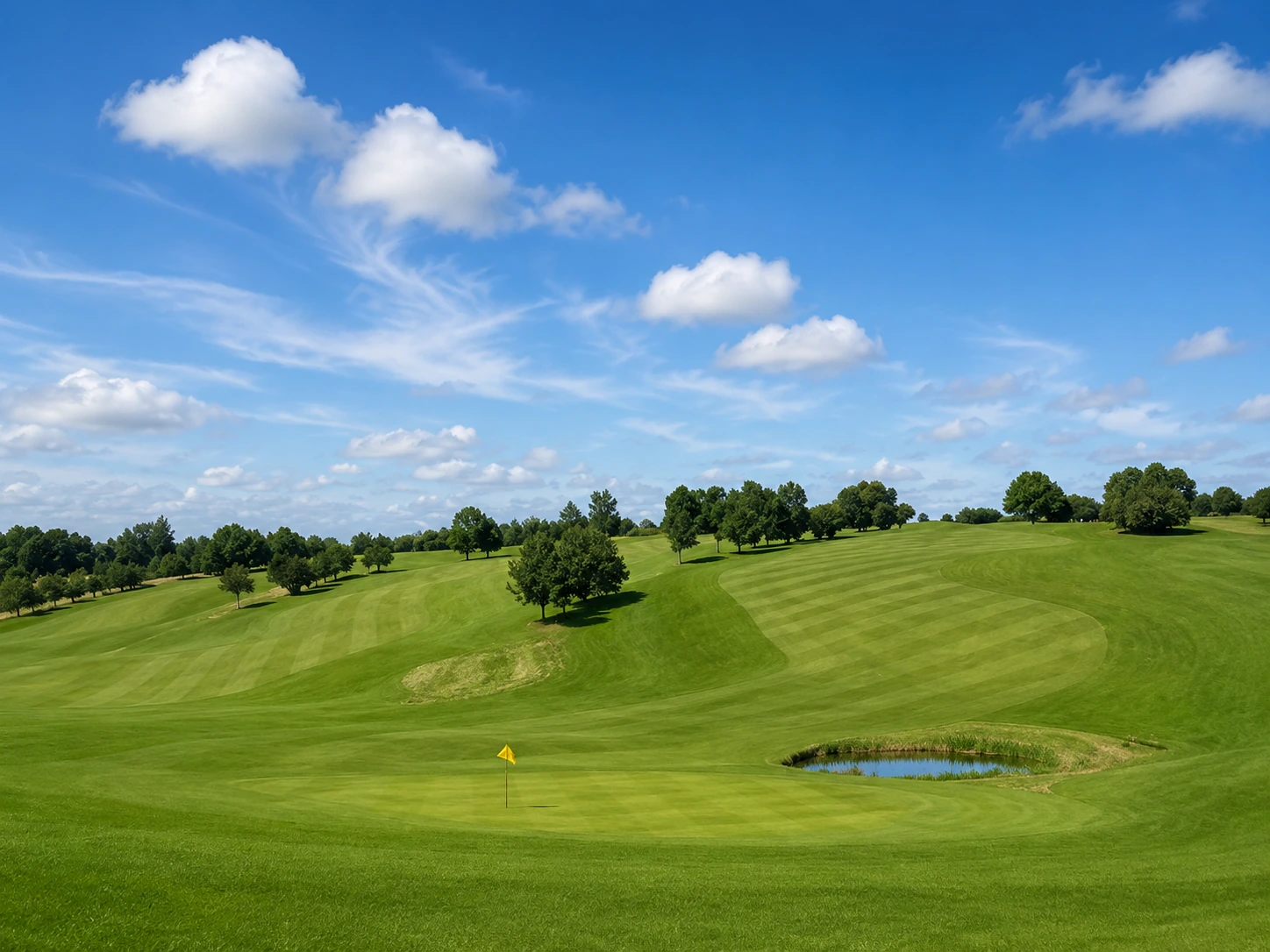 Wolfedale golf course fairway
